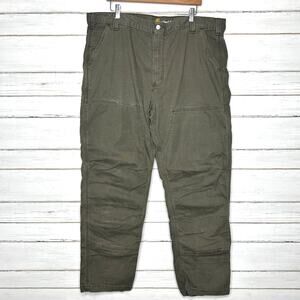 Carhartt Relaxed Fit Utility Work Pants Brown Size 42x32
